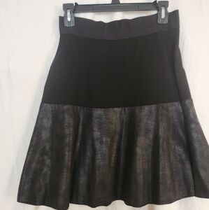 CAbi Black A-Line Skirt